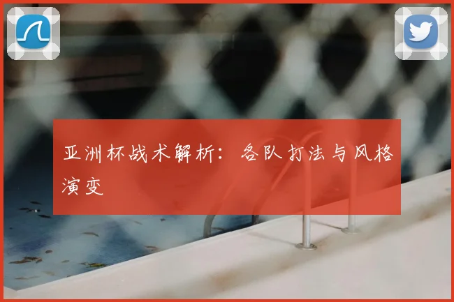 亚洲杯战术解析：各队打法与风格演变
